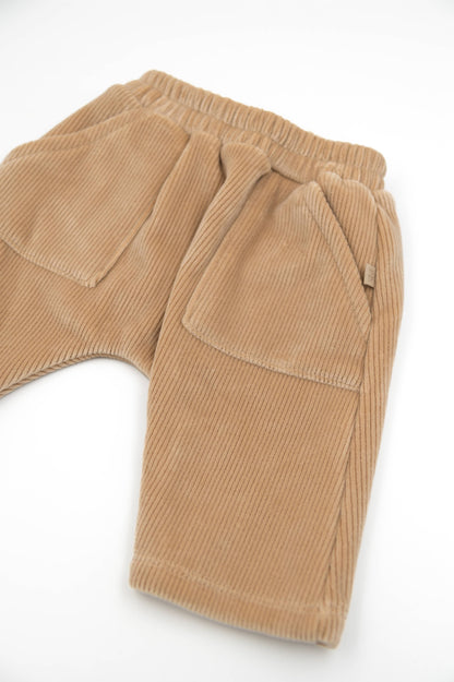 BAMBOOM Pants ampio con elastico 1048 - mocha sand 347