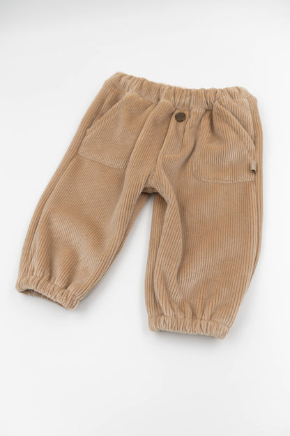 BAMBOOM Pants worker con tasche ampie 1050 - mocha sand