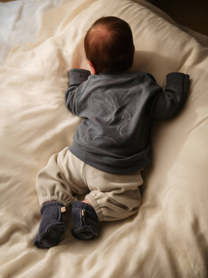 BAMBOOM Maglia con ricamo coniglio 1053 - Midnight blu 343