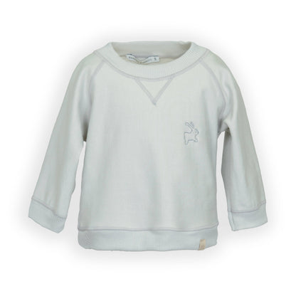 BAMBOOM Maglia con ricamo coniglio 1053 - moss grey 351