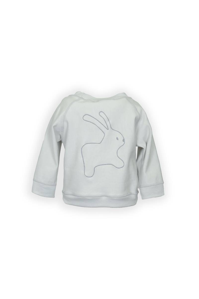 BAMBOOM Maglia con ricamo coniglio 1053 - moss grey 351