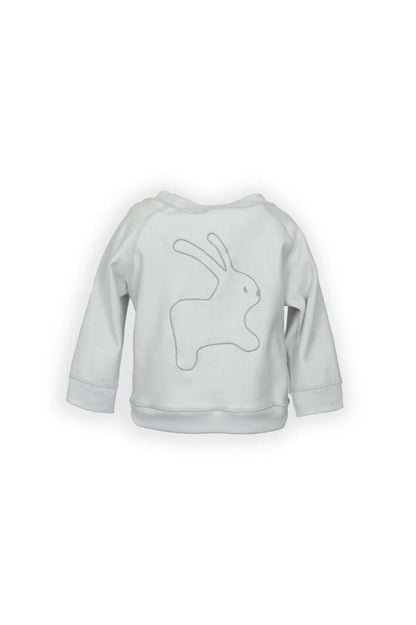 BAMBOOM Maglia con ricamo coniglio 1053 - moss grey 351