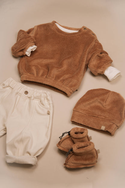 BAMBOOM Maglia Teddy 1054 - Tan camel 349