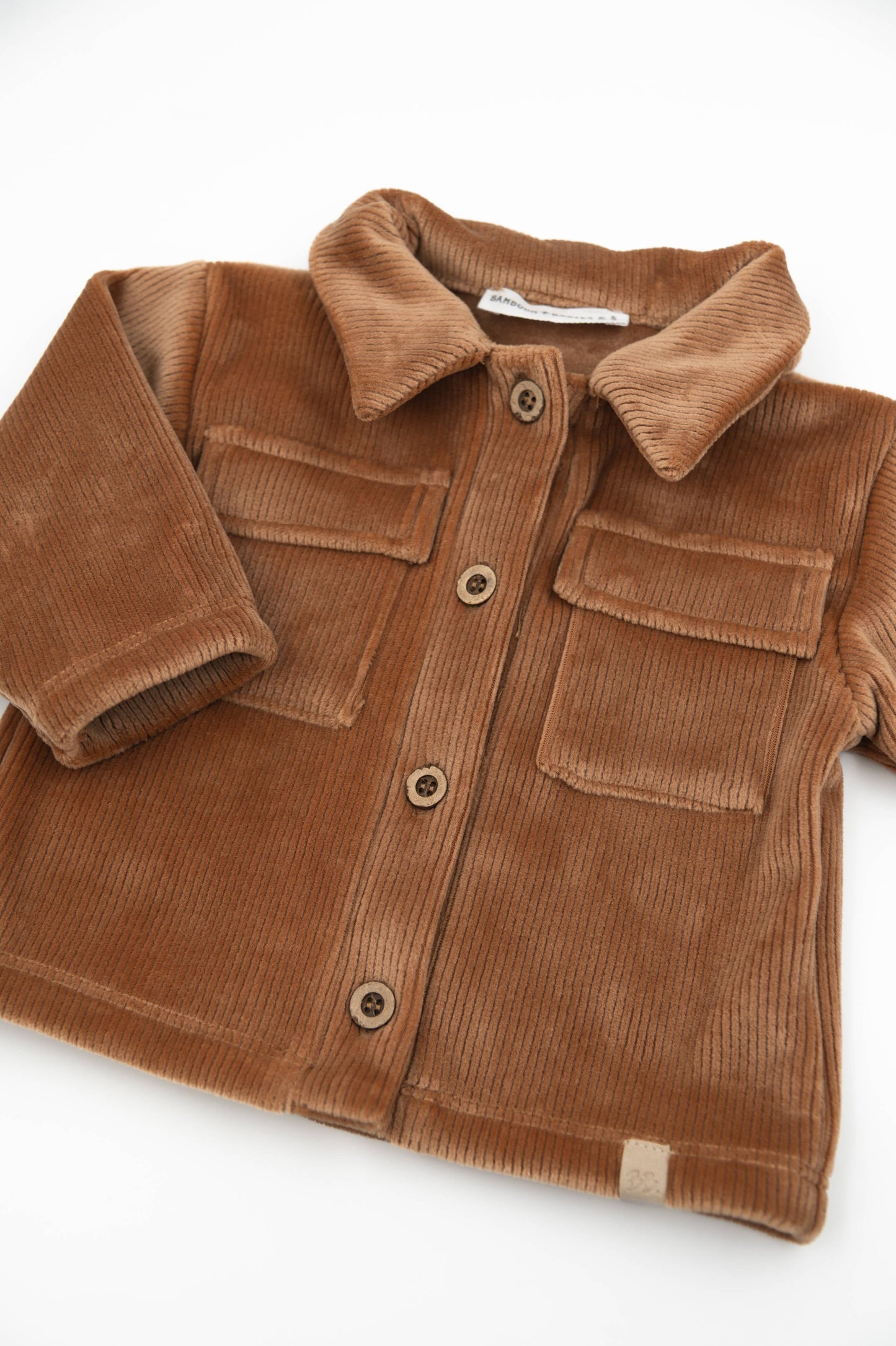 BAMBOOM Camicia Over Curderoy 1058 - Tan camel 349