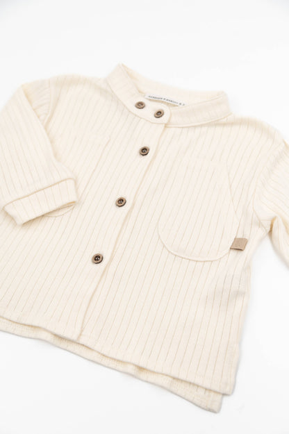 BAMBOOM Camicia coreana 1059 - warm white 345