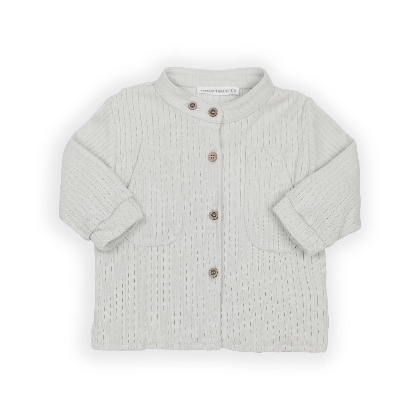 BAMBOOM Camicia coreana 1059 - sky grey 352