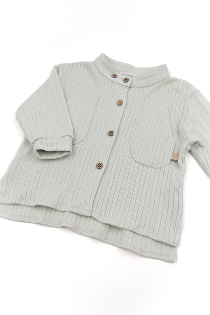 BAMBOOM Camicia coreana 1059 - sky grey 352