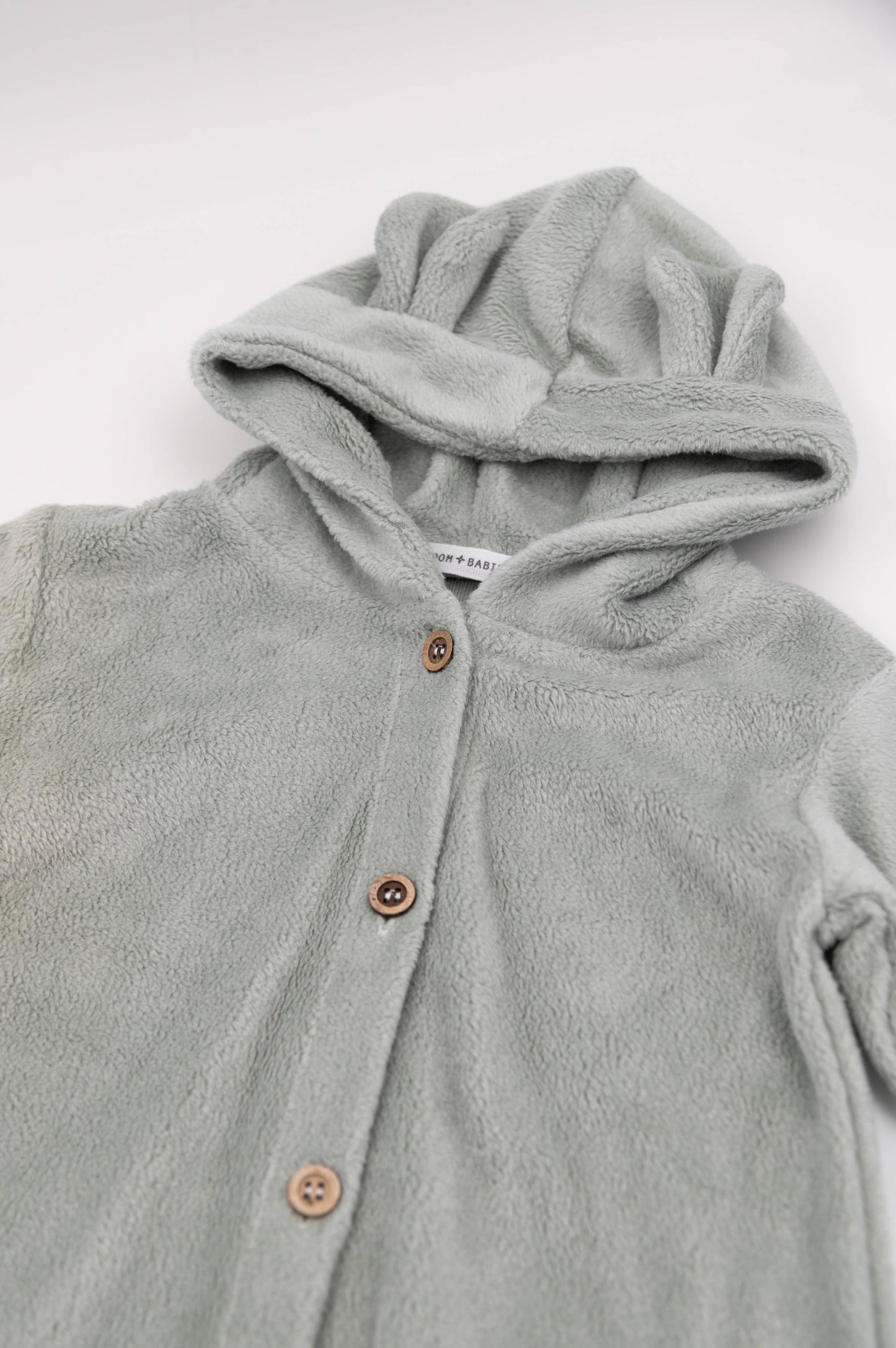 BAMBOOM Tutina Outdoor Teddy 1066 - MOSS GREY 351