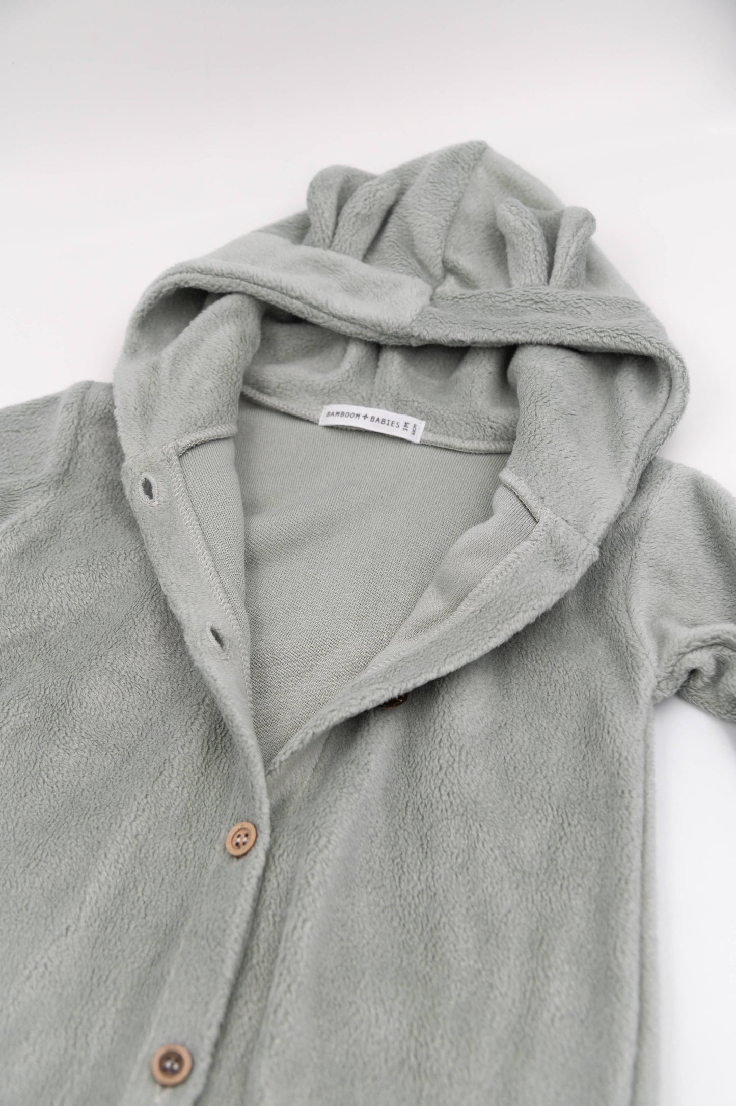 BAMBOOM Tutina Outdoor Teddy 1066 - MOSS GREY 351
