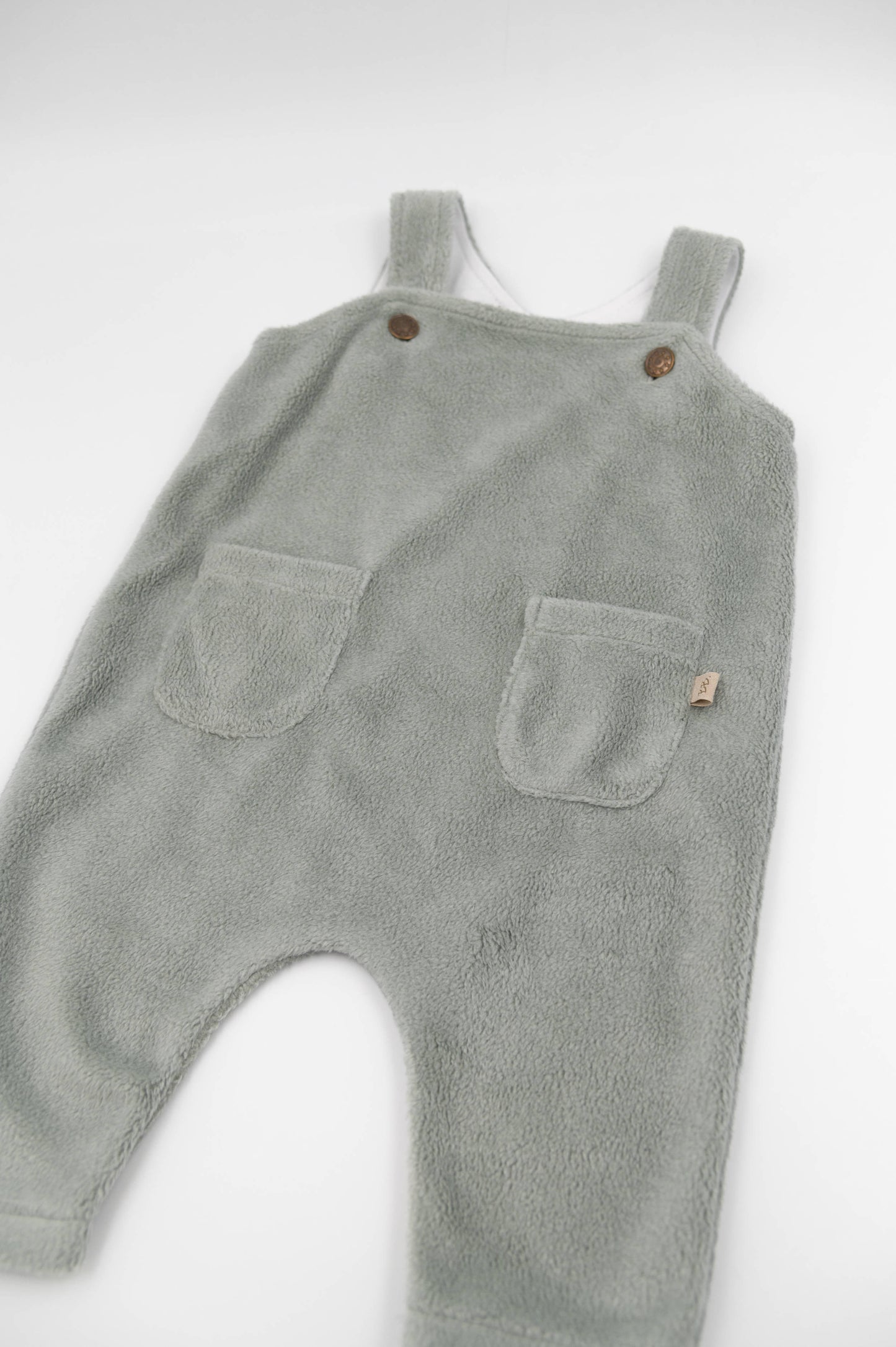 BAMBOOM Tutina Salopette Teddy 1070 - Moss grey 351