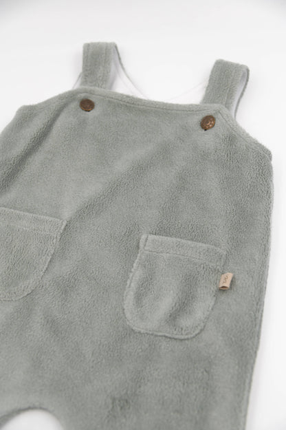 BAMBOOM Tutina Salopette Teddy 1070 - Moss grey 351