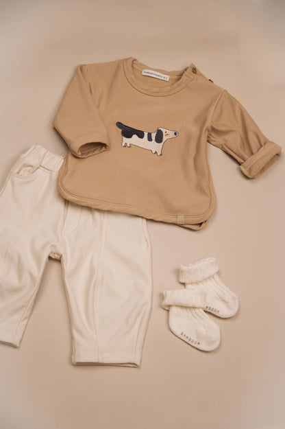 BAMBOOM Maglia Bassotto 1075 - mocha sand 347