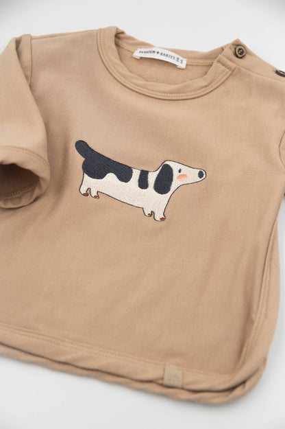 BAMBOOM Maglia Bassotto 1075 - mocha sand 347