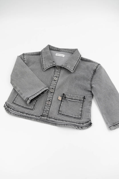 BAMBOOM Camicia jeans bimbo 1084 - Grey 348