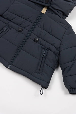 BAMBOOM Giacca con cappuccio removibile - 1086 - MIDNIGHT BLU 343