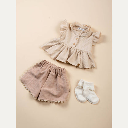 BAMBOOM Camicia Dots PE - 1103 - ALMOND CREAM 273
