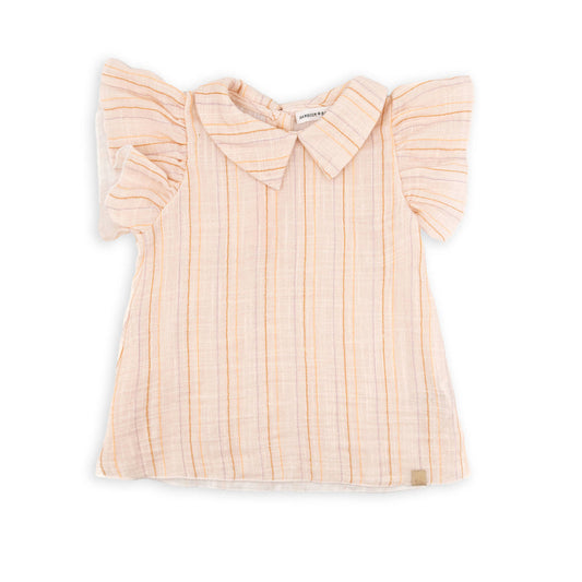 BAMBOOM Vestito in Lino Look PE - 1104 - STRIPE PINK 277