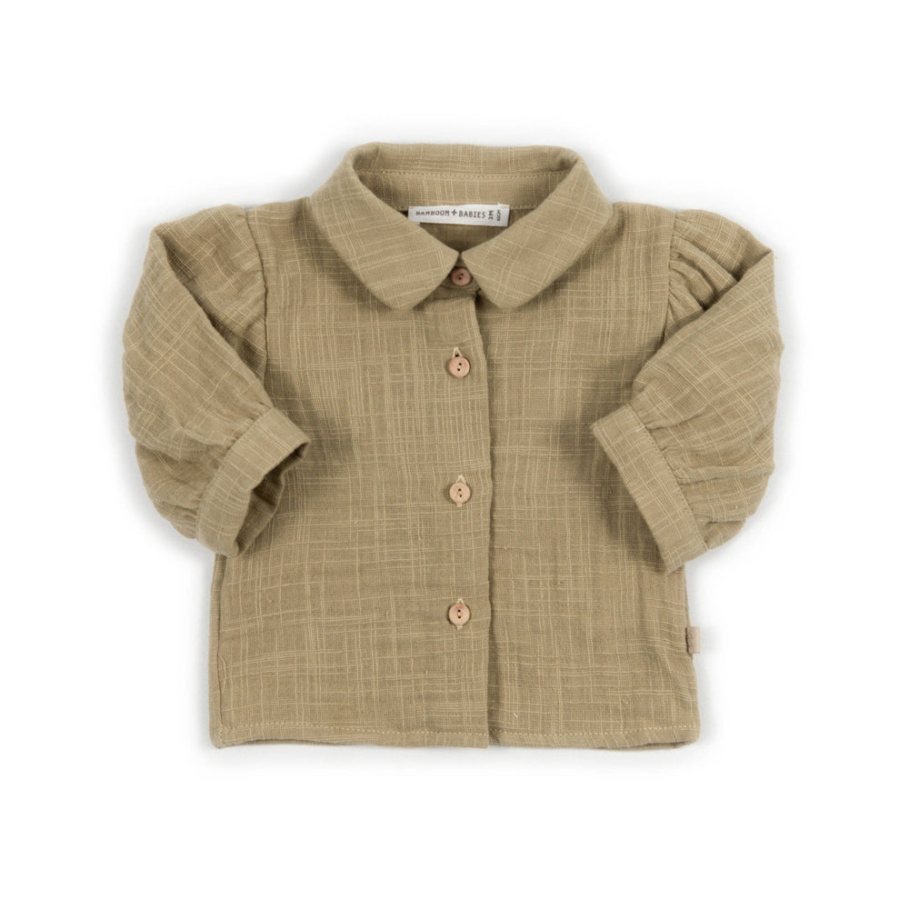 BAMBOOM Camicia bimba maniche lunghe PE - 1105 - MUSTARD 270