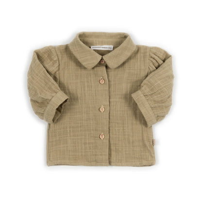 BAMBOOM Camicia bimba maniche lunghe PE - 1105 - MUSTARD 270