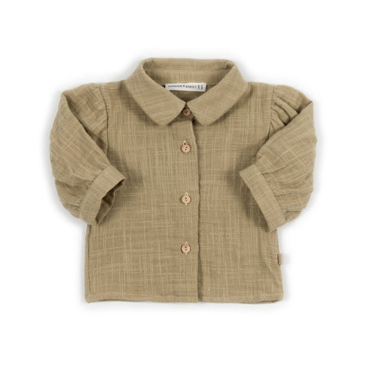 BAMBOOM Camicia bimba maniche lunghe PE - 1105 - MUSTARD 270