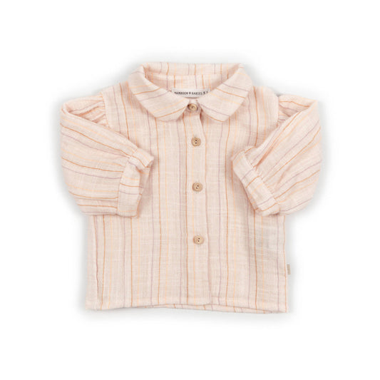BAMBOOM Camicia bimba maniche lunghe PE - 1105 - STRIPE PINK 277