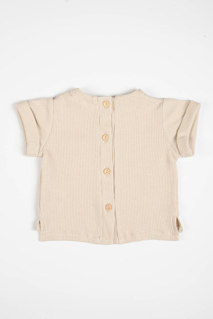 BAMBOOM Shirt apertura dietro - 1115 - ALMOND CREAM 273