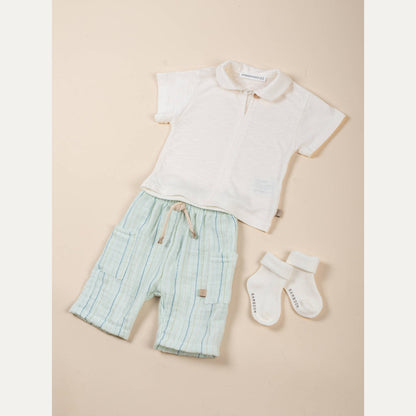 BAMBOOM Shirt con colletto - 1117 - OFFWHITE 111