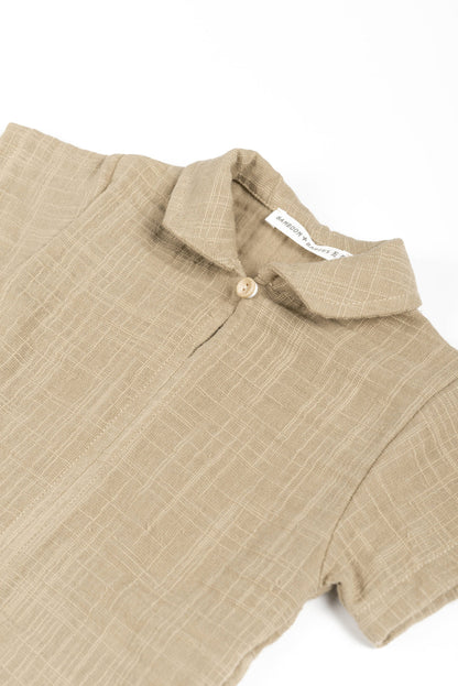 BAMBOOM Shirt con colletto - 1117 - MUSTARD 270