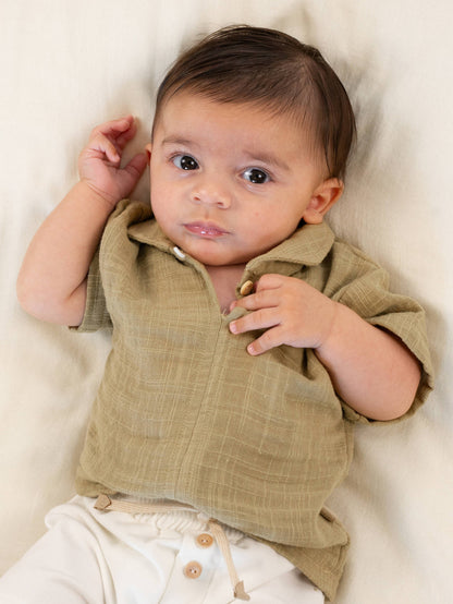 BAMBOOM Shirt con colletto - 1117 - MUSTARD 270