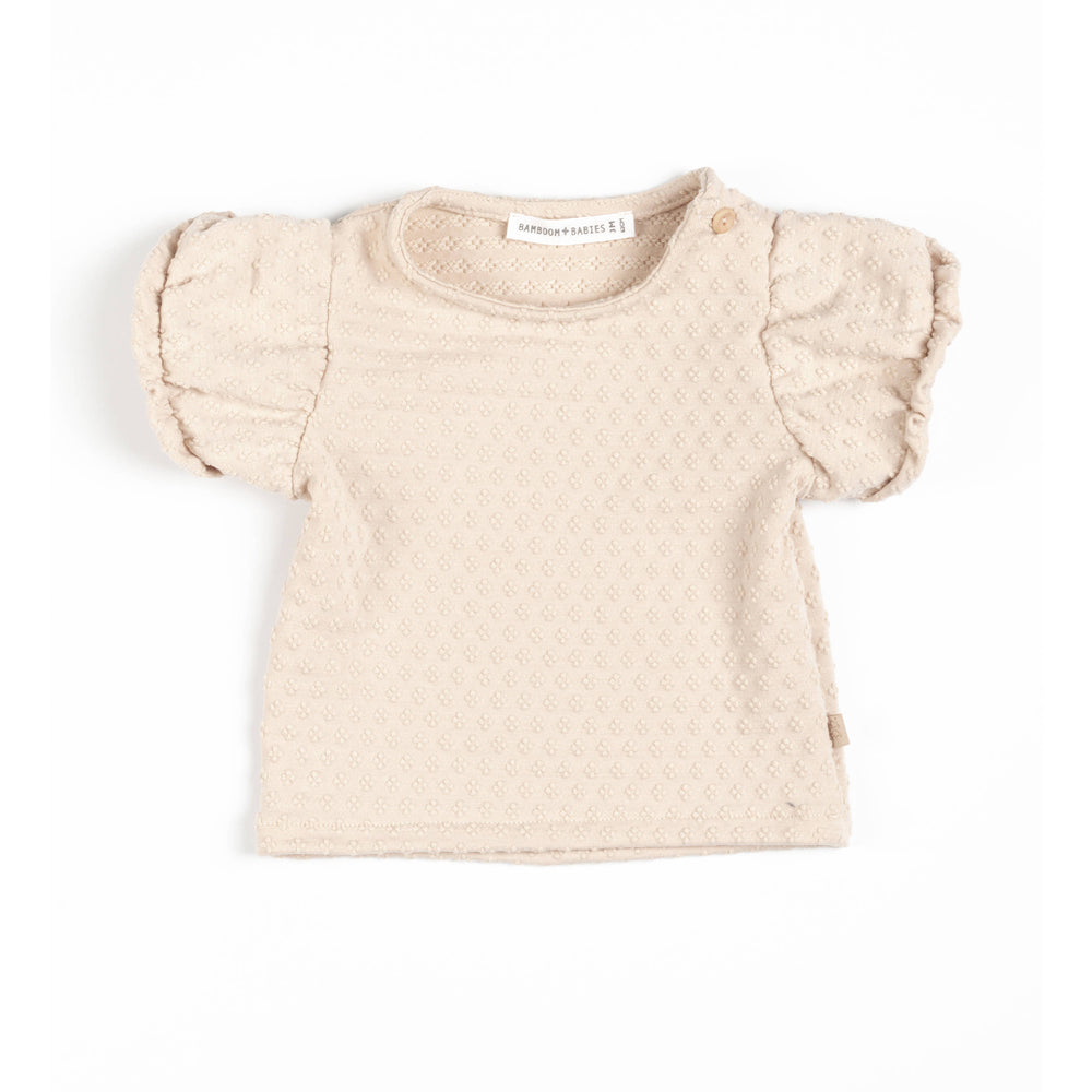 BAMBOOM Shirt manica corta a palloncino - 1123 - ALMOND CREAM 273