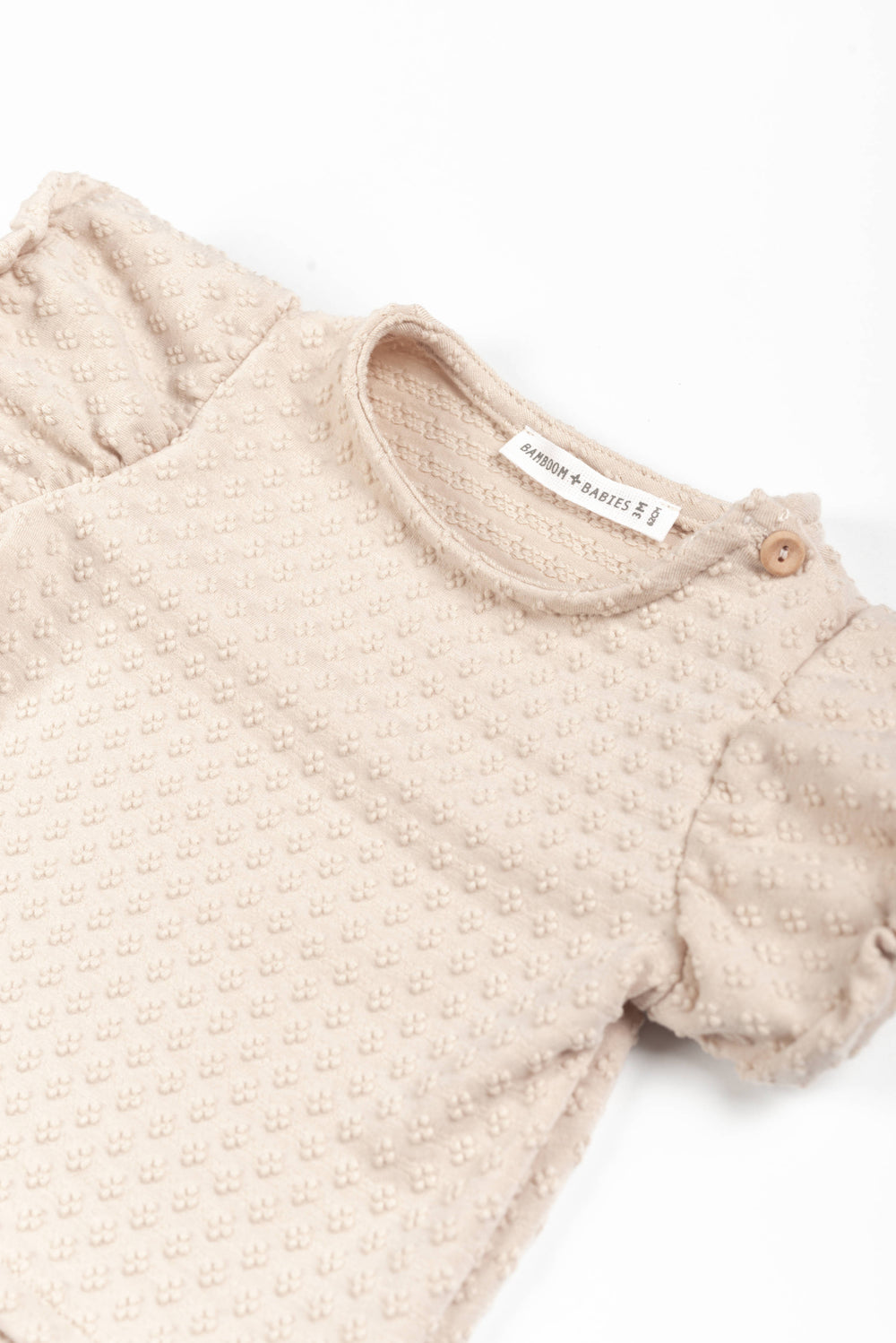 BAMBOOM Shirt manica corta a palloncino - 1123 - ALMOND CREAM 273