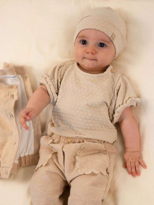 BAMBOOM Shirt manica corta a palloncino - 1123 - ALMOND CREAM 273