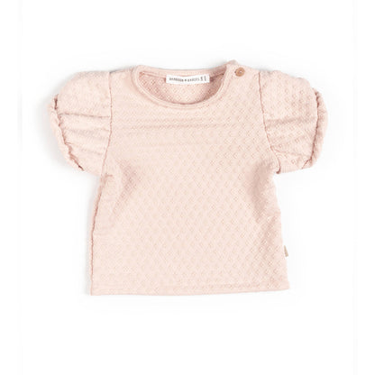 BAMBOOM Shirt manica corta a palloncino - 1123 - PINK BLOOM 275