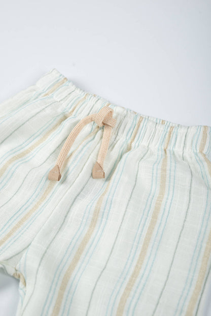 BAMBOOM Pants Lino Look - 1125 - STRIPE WHITE/BLU 272