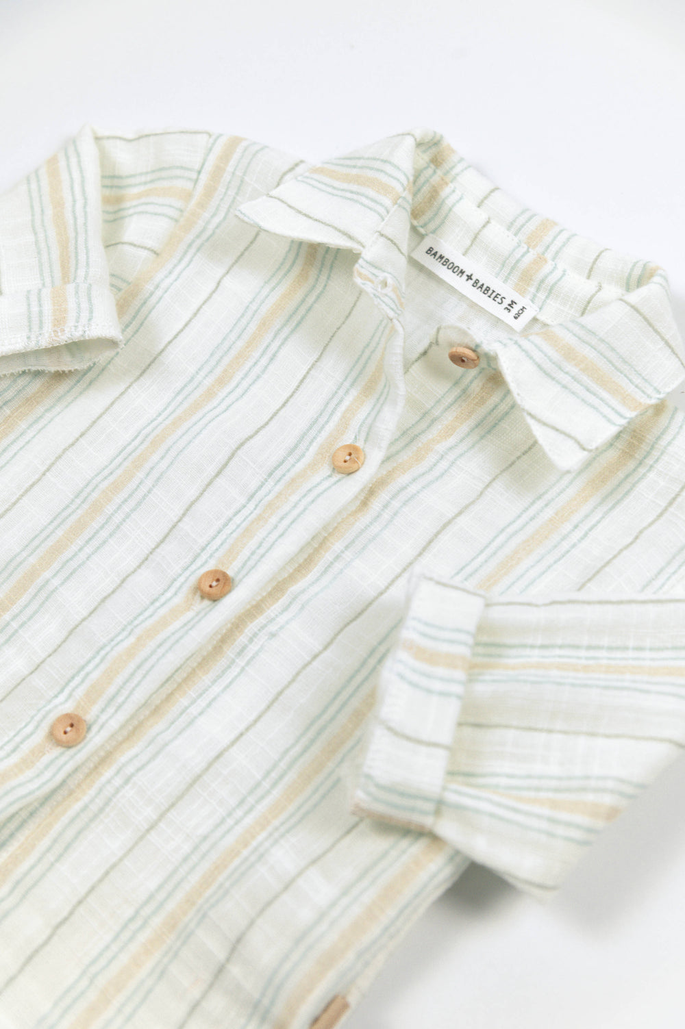 BAMBOOM Camicia bimbo - 1129 - STRIPE WHITE/BLU 272