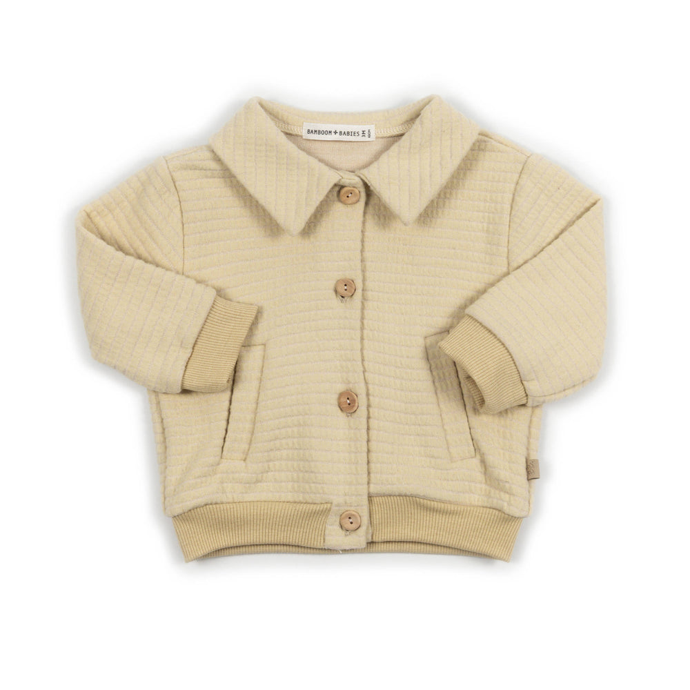BAMBOOM Giacca bimbo squares - 1132 - ALMOND CREAM 273