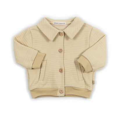 BAMBOOM Giacca bimbo squares - 1132 - ALMOND CREAM 273