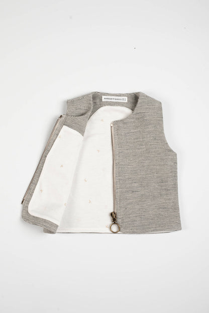 BAMBOOM Gilet Orso con zip - 1133 - BLU 07