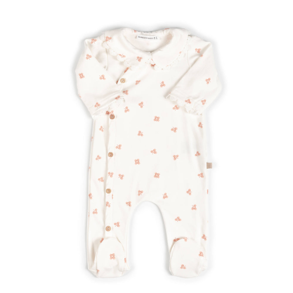 BAMBOOM Tuta con colletto - 1134 - PRINT LUCKY LEAVES 280