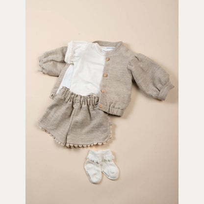BAMBOOM Short bimba con bordino - 1136 - MUSTARD 270