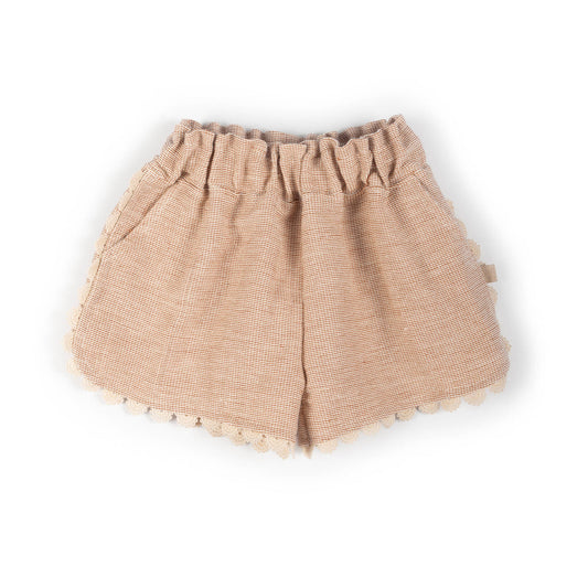 BAMBOOM Short bimba con bordino - 1136 - CORAL 276
