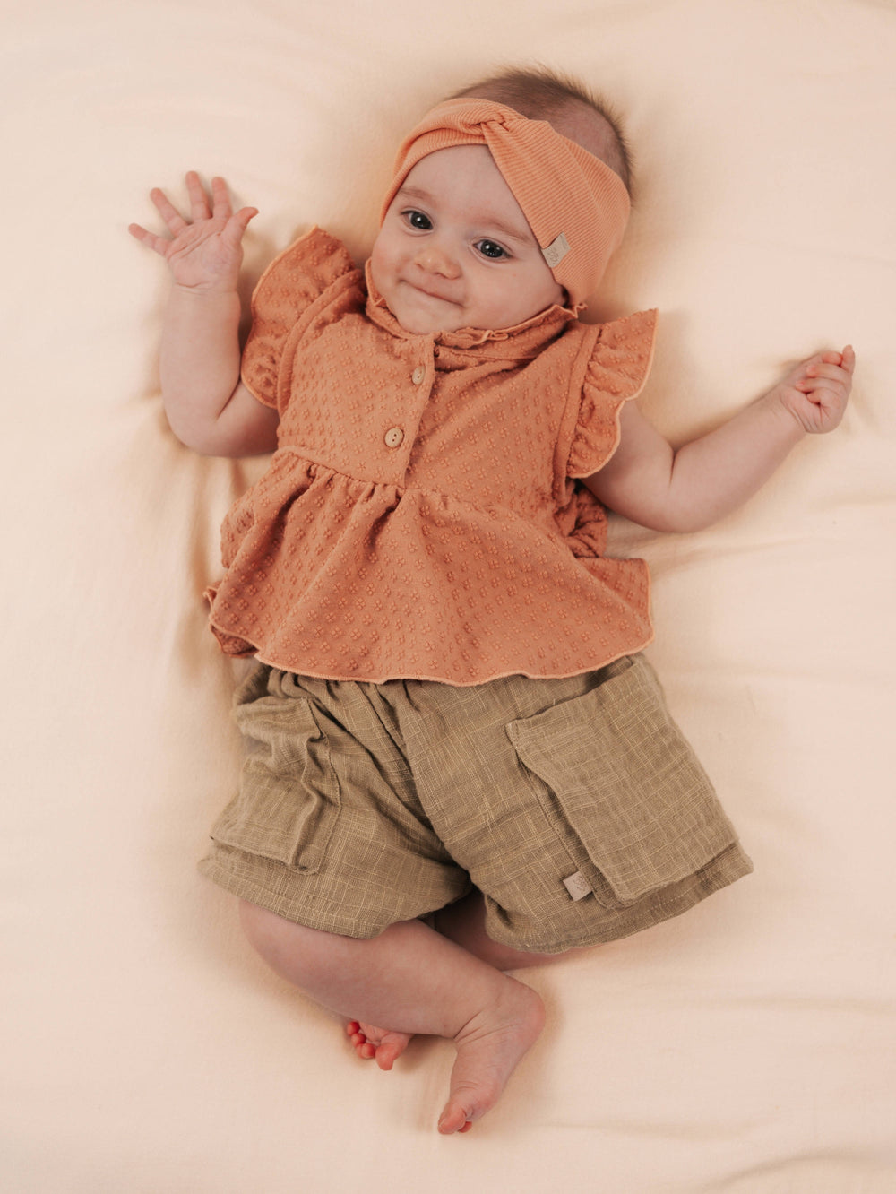 BAMBOOM Short bimba con tasche - 1137 - MUSTARD 270