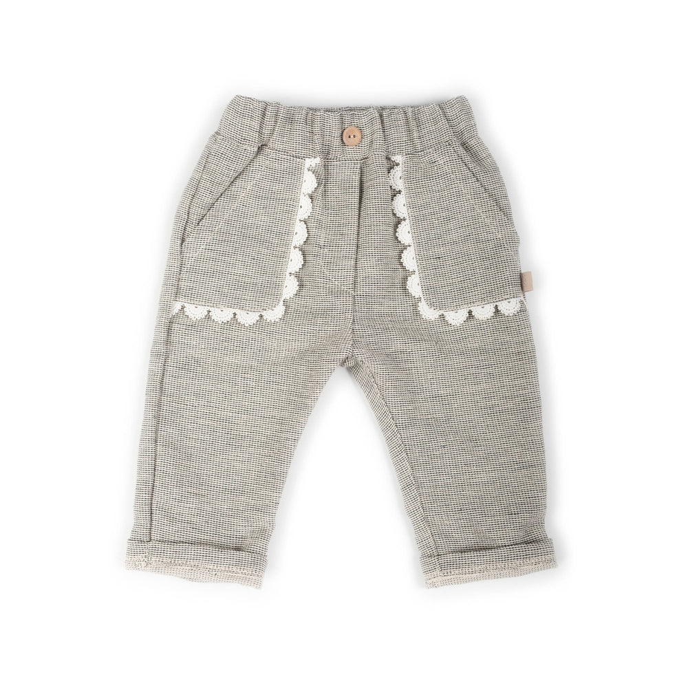 BAMBOOM Pants con tasche in Embroidery - 1148 - BLU 07