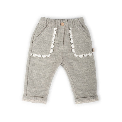 BAMBOOM Pants con tasche in Embroidery - 1148 - BLU 07