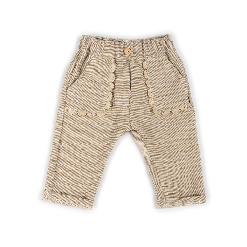 BAMBOOM Pants con tasche in Embroidery - 1148 - MUSTARD 270