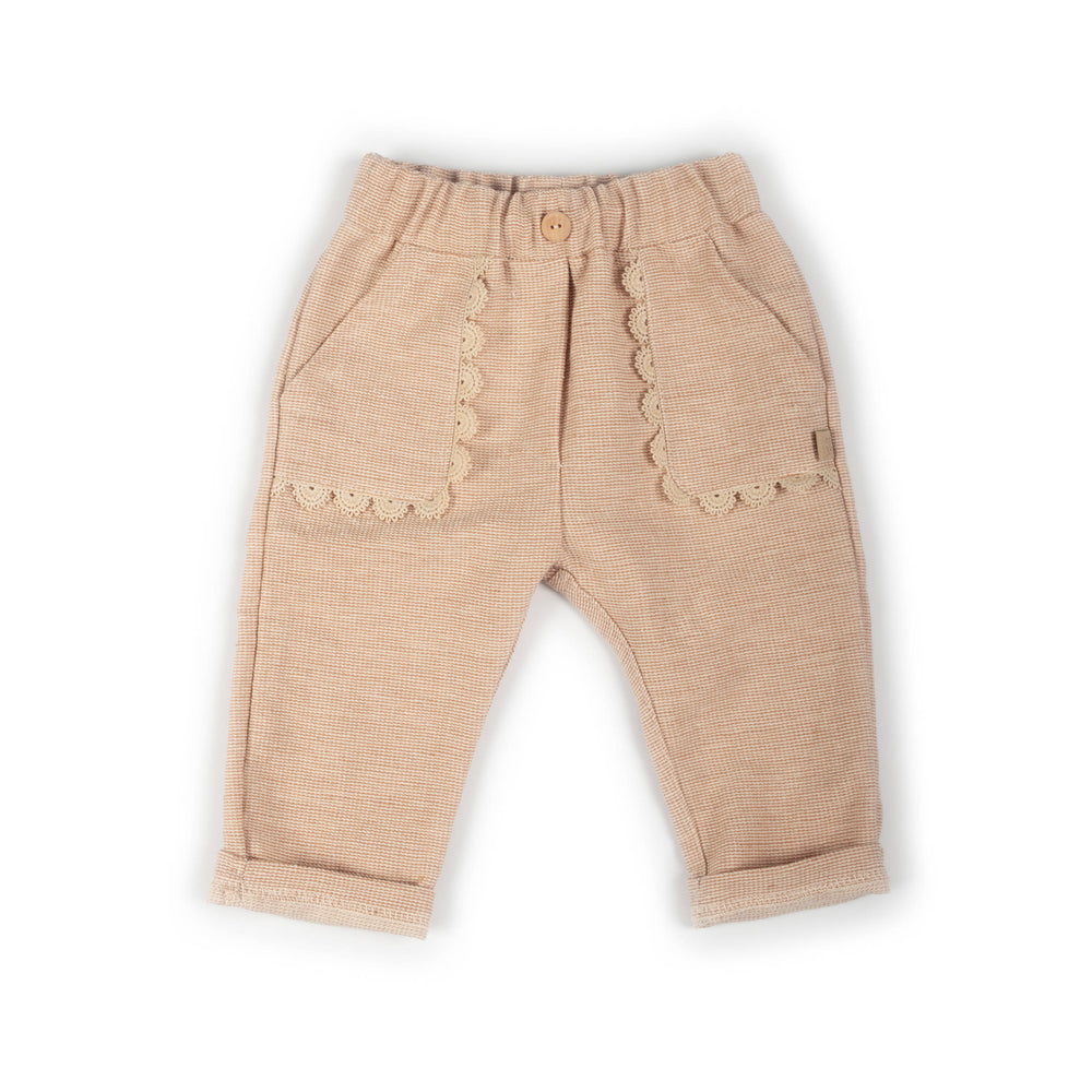 BAMBOOM Pants con tasche in Embroidery - 1148 - PINK BLOOM 275