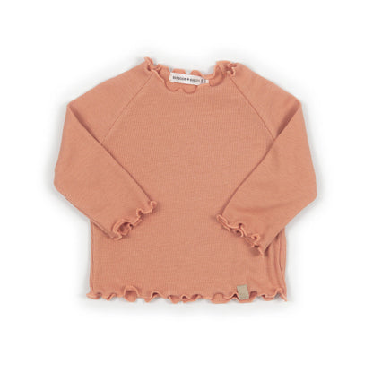 BAMBOOM Shirt bimba a maniche lunghe - 1159 - CORAL 276