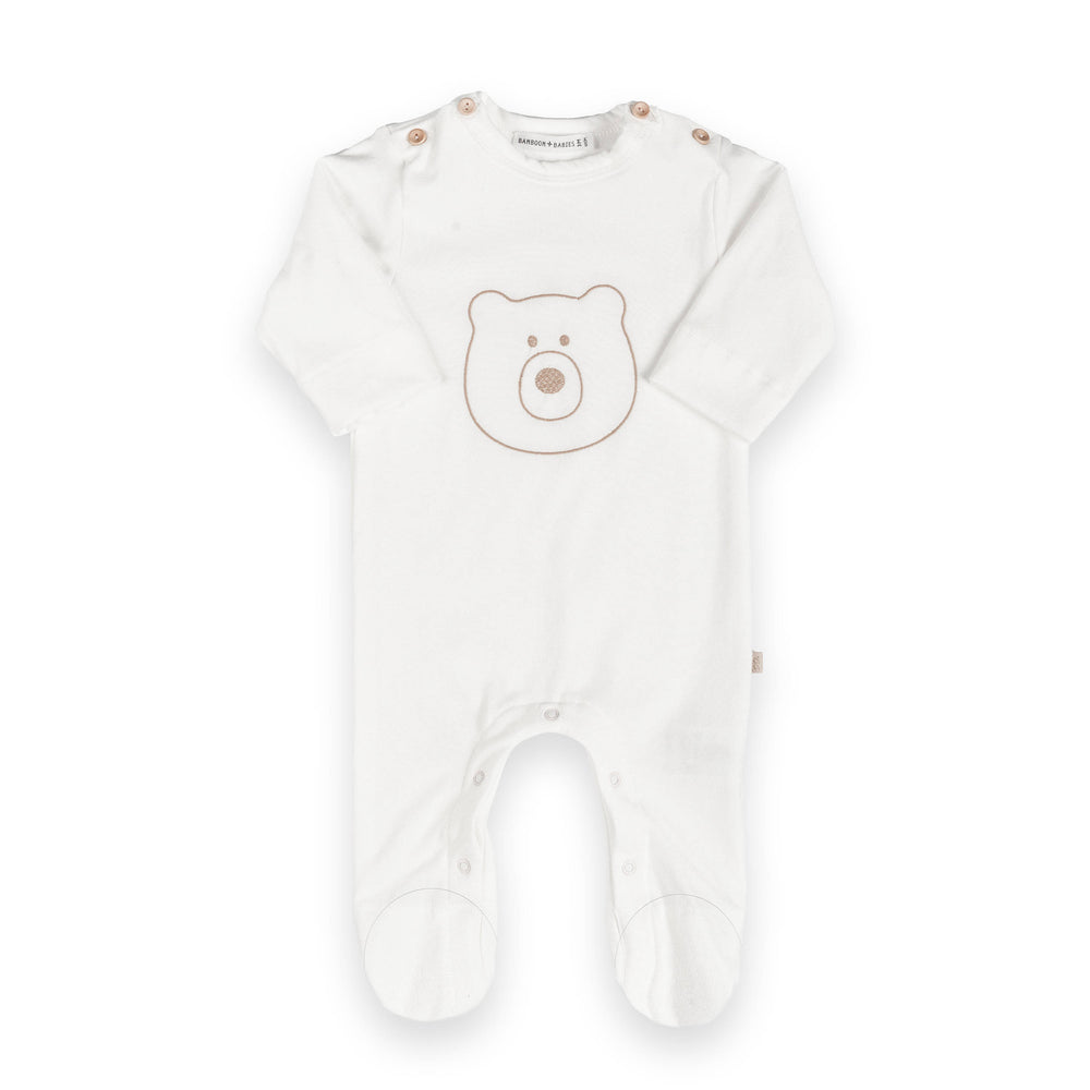 BAMBOOM Tuta Orso con piedi - 1161 - OFFWHITE 111