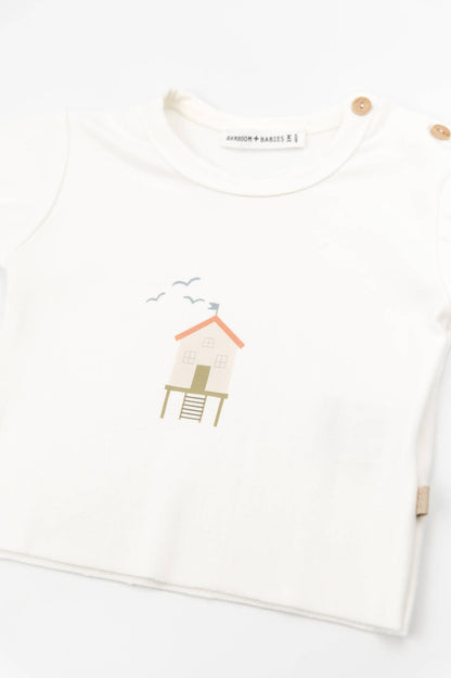 BAMBOOM Shirt con stampa - 1162 - OFFWHITE 111