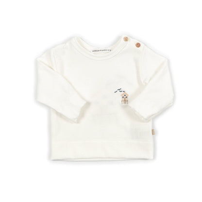 BAMBOOM Maglia con ricamo Surf house - 1164 - OFFWHITE 111